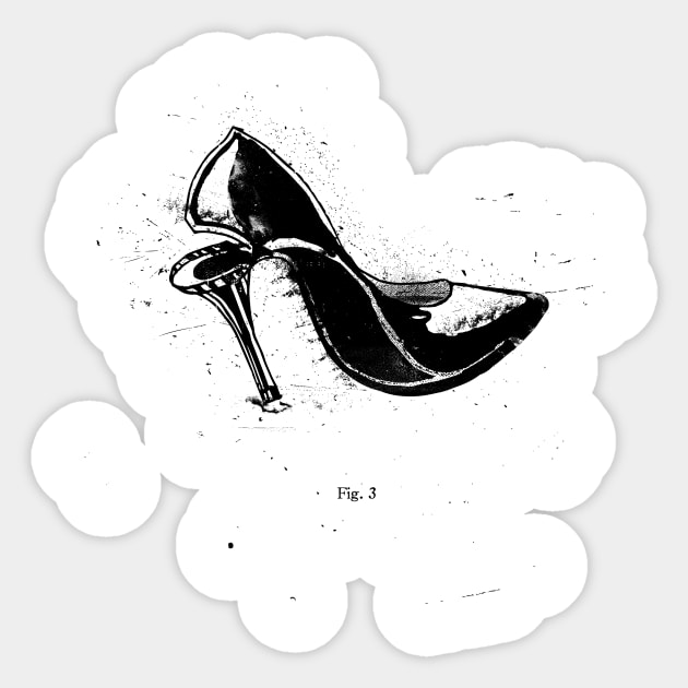 Fig.3: Broken Heel Sticker by winklepicker